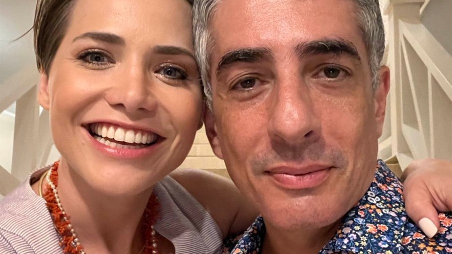 Letícia Colin e o marido