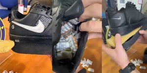 Tênis "recheado" com emagrecedores é apreendido em ônibus no PR