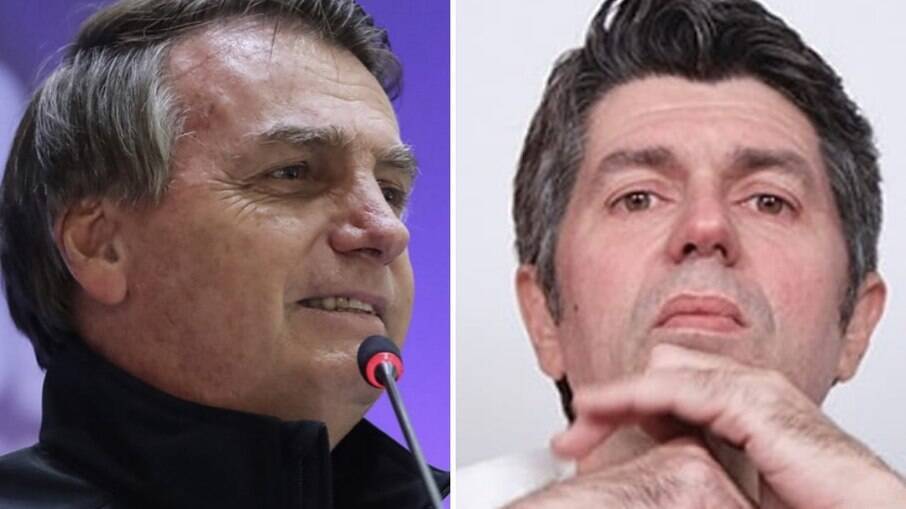 Jair Bolsonaro e Leoni