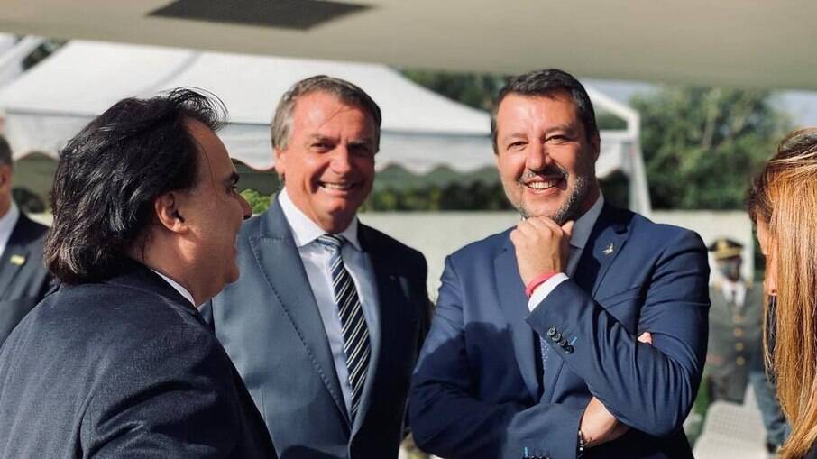 Bolsonaro e Salvini 