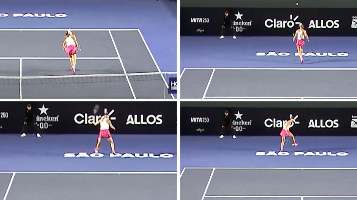 Bia Haddad Maia executa golpe incrível no WTA 250 de São Paulo