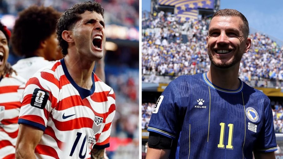 Pulisic volta ao time titular dos Estados Unidos, enquanto Džeko lidera a primeira campanha da Bósnia em um mata-mata de Copa do Mundo