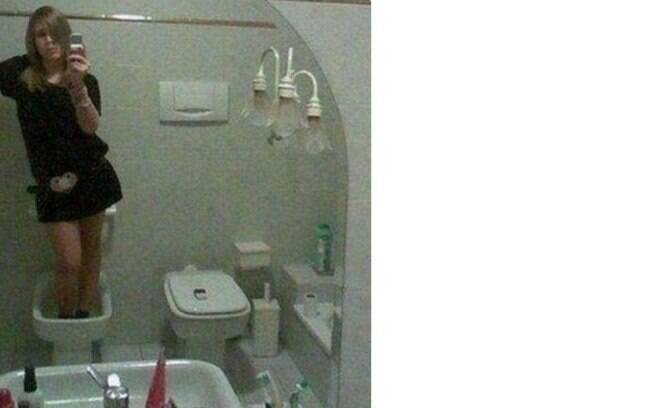 Selfie no espelho.