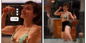 Bianca Bin fala de vida saudável e rebate críticas: "Vou botar fotos de biquíni"