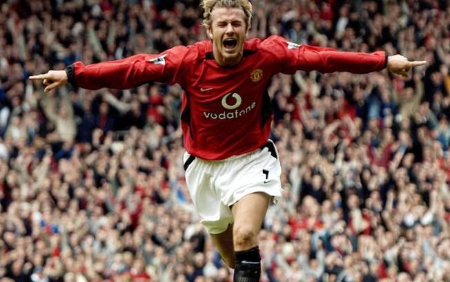 Beckham atuou pelo Manchester United de 1993 a 2003