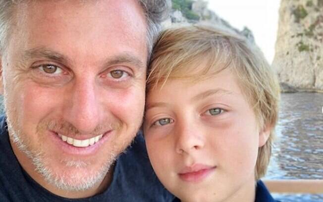 Luciano Huck e o filho Benicio
