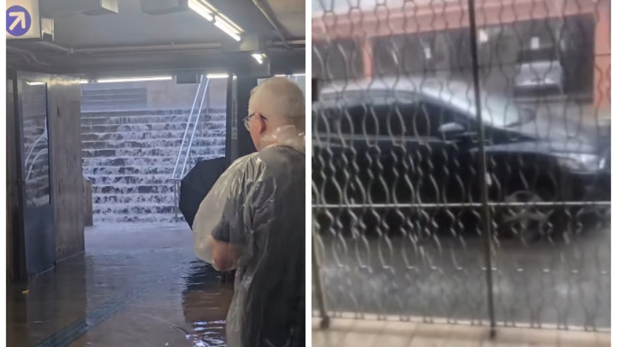 Chuva em SP: água invade estação de metrô e alaga ruas no Centro - Foto