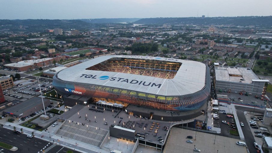 TQL Stadium, utilizado pelo FC Cincinnati, da MLS