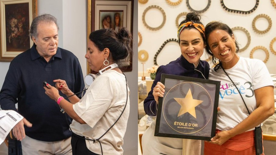 Anita Barbosa nos bastidores de 'Se Eu Fosse Você 3'
