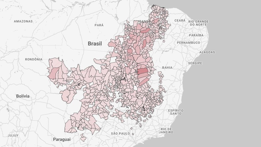 O número de alertas de desmatamento no Cerrado seguem crescendo em 2022 e 2023.