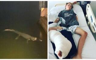 Crocodilo ataca e arrasta criança de 12 anos para dentro de lago em Cancún