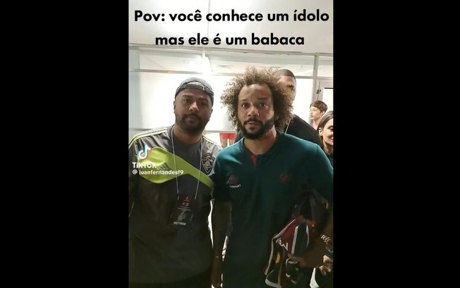 Foto de torcedor com o ídolo Marcelo não será uma boa lembrança