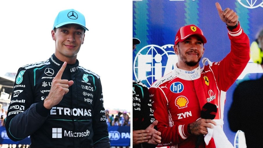 George Russell e Lewis Hamilton vão correr em casa neste fim de semana
