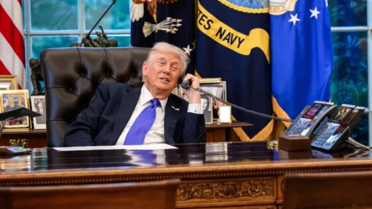 Trump evitou confirmar o nome do espaço, mas não negou a intenção Trump evitou confirmar o nome do espaço, mas não negou a intenção