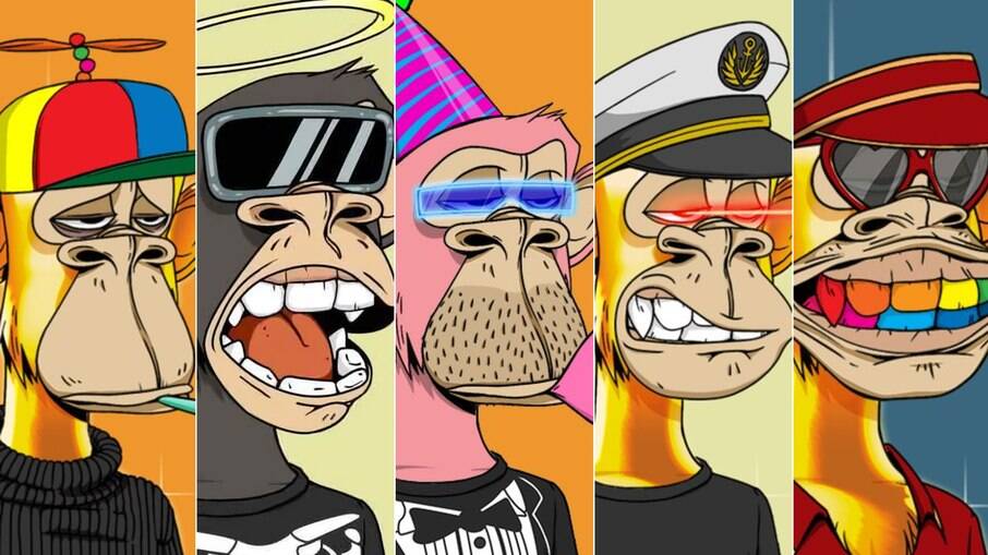 Bored Ape Yacht Club: coleção de arte em NFT com desenhos de macaco faz sucesso 