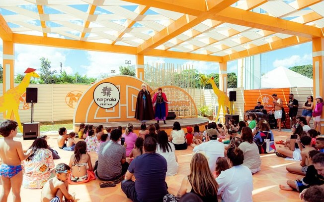 É sempre verão Na Praia: no Day Use, programação infantil agita o festival