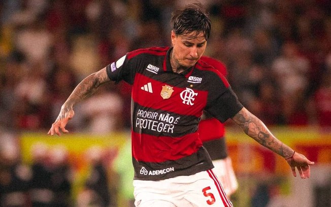Pulgar foi um dos destaques do Flamengo na vitória por 3 a 2 sobre o Galo