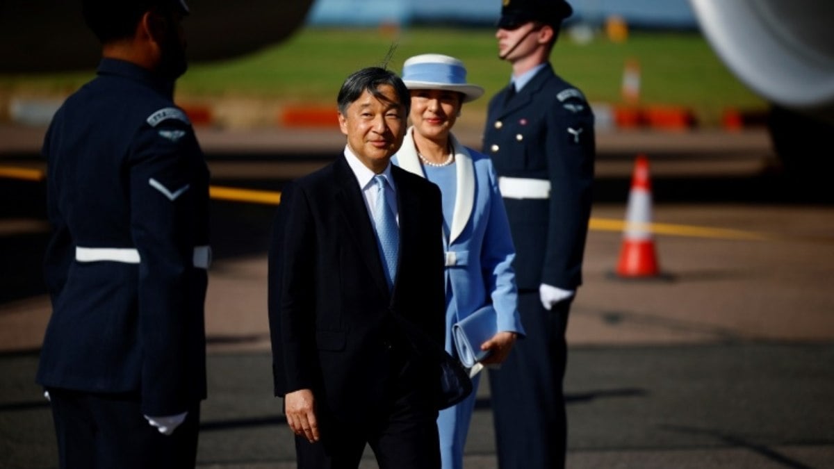 The Emperor of Japan came to England on a state visit