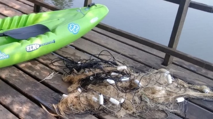 GCM flagra pesca ilegal na Represa 04 em Vinhedo