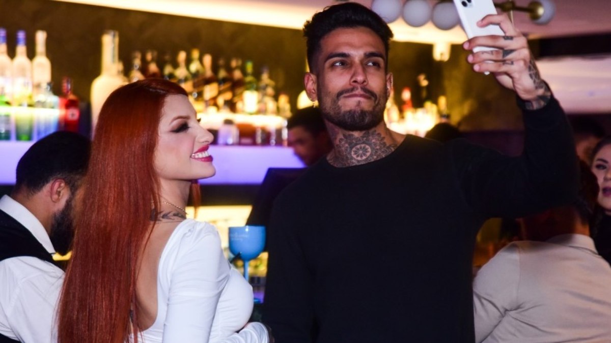 Matheus Sampaio e Brenda Paixão se reencontraram em festa em São Paulo