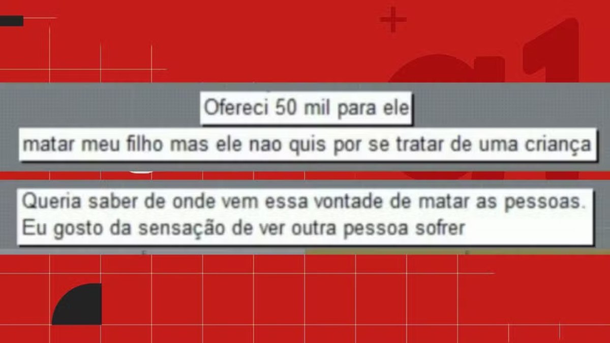 Pai que planejava matar o filho no Espírito Santo disse ao ChatGPT que ofereceu R$ 50 mil a pistoleiro Pai que planejava matar o filho no Espírito Santo disse ao ChatGPT que ofereceu R$ 50 mil a pistoleiro