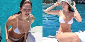 Ana Clara posa de biquíni em paraíso italiano: "Sereia"