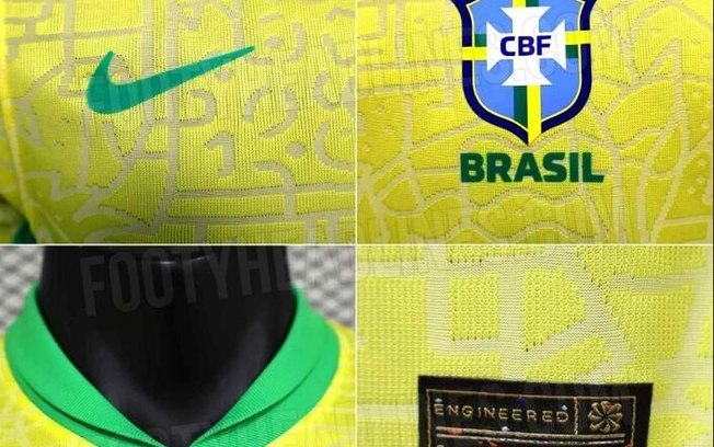 Detalhes do novo uniforme da Seleção