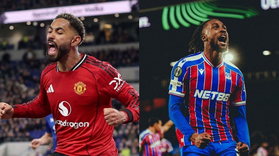 Manchester United e Crystal Palace se enfrentam pela Premier League Manchester United e Crystal Palace se enfrentam pela Premier League
