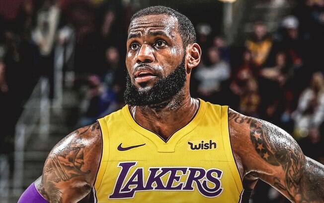 LeBron James é jogador dos Los Angeles Lakers