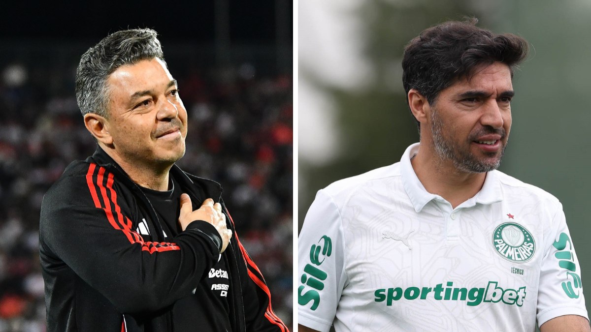Marcelo Gallardo e Abel Ferreira se enfrentam nas quartas da Libertadores