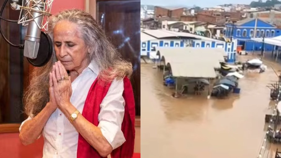 Maria Bethânia faz apelo após enchente em Santo Amaro Maria Bethânia faz apelo após enchente em Santo Amaro