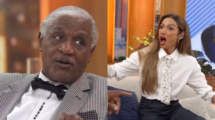 Tony Tornado faz Patrícia Poeta engasgar ao vivo