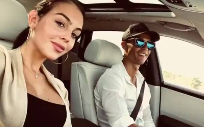 Cristiano Ronaldo e a namorada Georgina Rodríguez