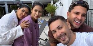 Simaria reaparece irreconhecível com Simone e Carlinhos Maia