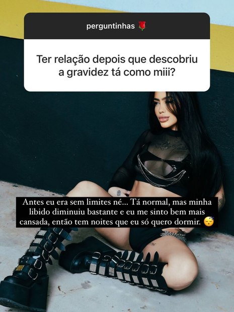 MC Mirella detalha relação sexual com Dynho durante gravidez