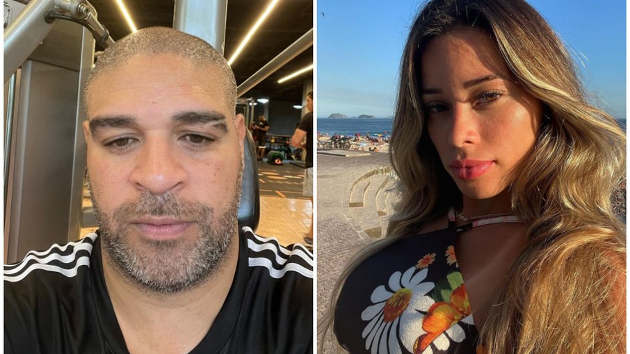 Adriano Imperador e Micaela Mesquita