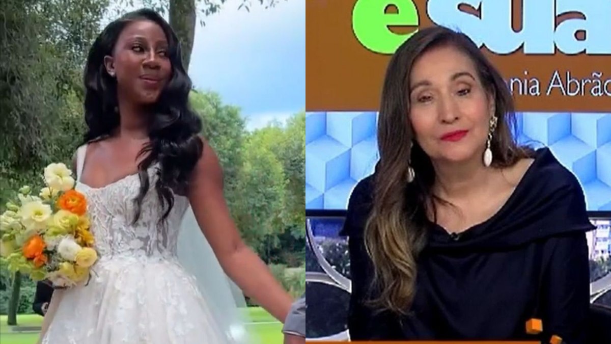 Sonia Abrão criticou vestido de noiva de Camilla de Lucas