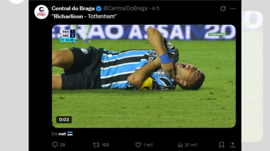 Indignados, torcedores usam memes para criticar convocação de Richarlison Indignados, torcedores usam memes para criticar convocação de Richarlison