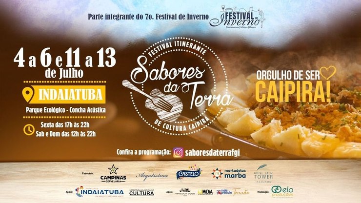 Sabores da Terra celebra cultura caipira com comida e música