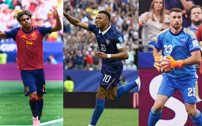 Yamal, Mbappé e Unai Simón são fortes candidatos a levarem prêmios individuais da Copa