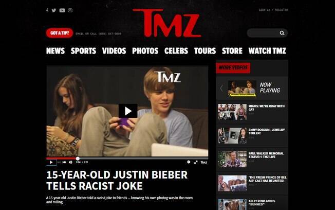 Justin Bieber, segundo informações do site TMZ, fez piada racista e riu dela com amigos