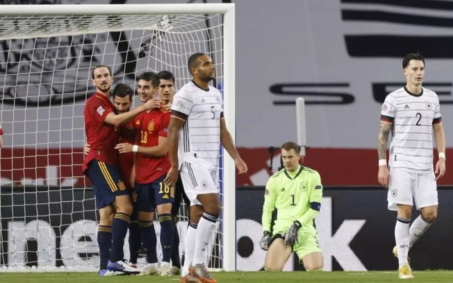 Vingou o 7 a 1! Alemanha volta a decidir sua vida contra a Espanha depois de tomar 6 a 0 em 2020