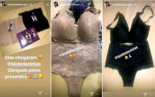 Divulgação de lingeries de Michelle Bolsonaro no Instagram aumentaram as vendas dos produto