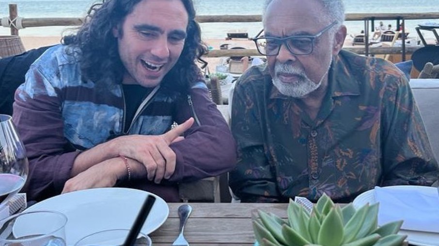 Gilberto Gil passou dia com ex-jogador Sorín