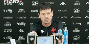 Diniz explica derrota do Vasco: "aprendendo a ser time grande"