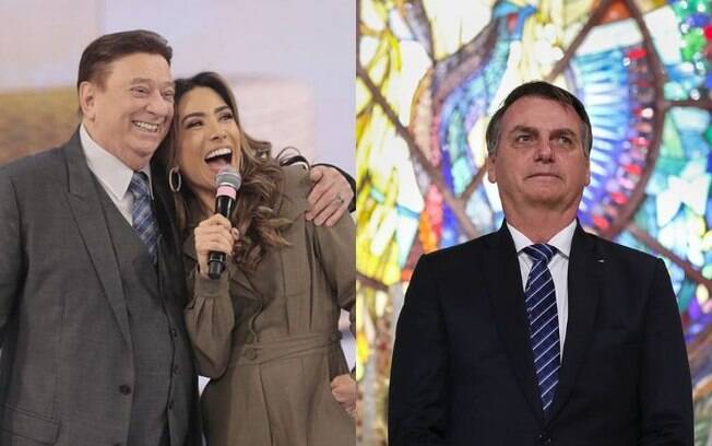 Patrícia Abravanel elogiou Bolsonaro no programa do Raul Gil 