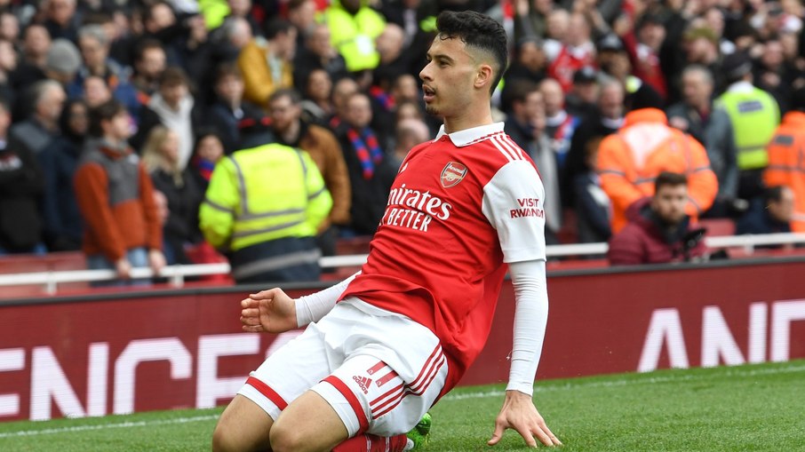 Martinelli anotou um dos gols da goleada do Arsenal