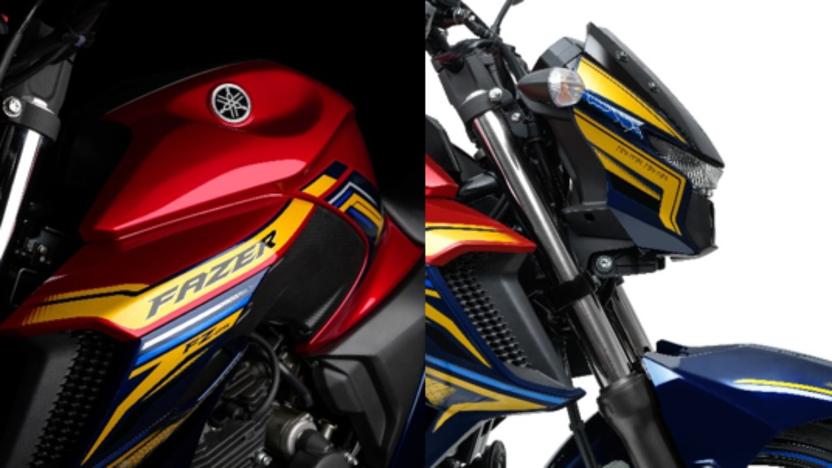 Yamaha FZ25 Thor se destaca pela pintura exclusiva, com vários detalhes que remetem ao super-herói da Marvel Yamaha FZ25 Thor se destaca pela pintura exclusiva, com vários detalhes que remetem ao super-herói da Marvel