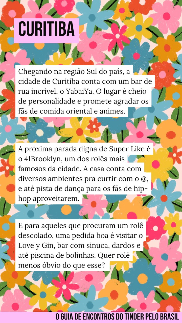 Date? Confira dicas de locais pelo Brasil para aproveitar o