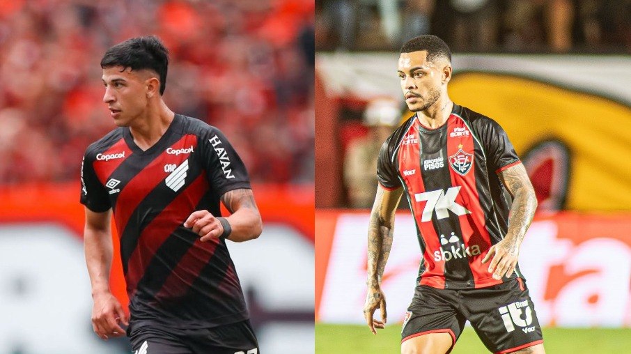 Esquivel e Matheusinho fazem embate em Athletico-PR x Vitória